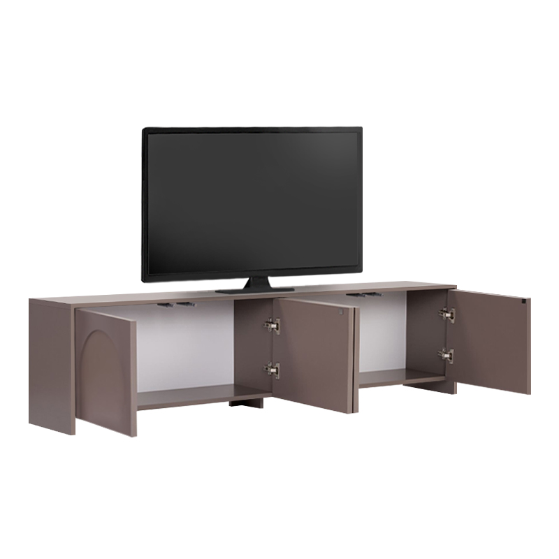 Aurelia Megapap melamine TV stand in mocha color 180x32x45cm.