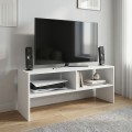 Beirut Megapap melamine tv furniture in white color 80x30x40cm.