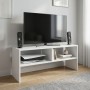 Beirut Megapap melamine tv furniture in white color 80x30x40cm.