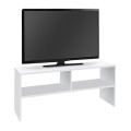 Beirut Megapap melamine tv furniture in white color 80x30x40cm.