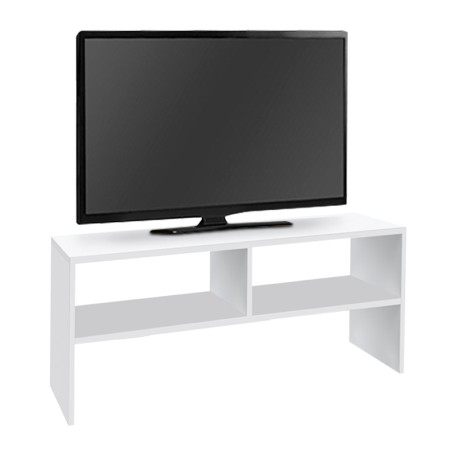 Beirut Megapap melamine tv furniture in white color 80x30x40cm.