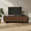 Capri Megapap melamine tv furniture in walnut milano color 180x45x55cm.