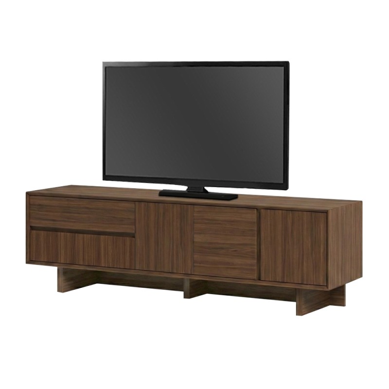 Capri Megapap melamine tv furniture in walnut milano color 180x45x55cm.