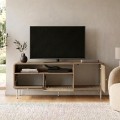 Colia Megapap melamine tv stand in sepet oak 140.3x34x55.7cm.