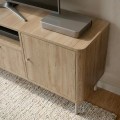Colia Megapap melamine tv stand in sepet oak 140.3x34x55.7cm.