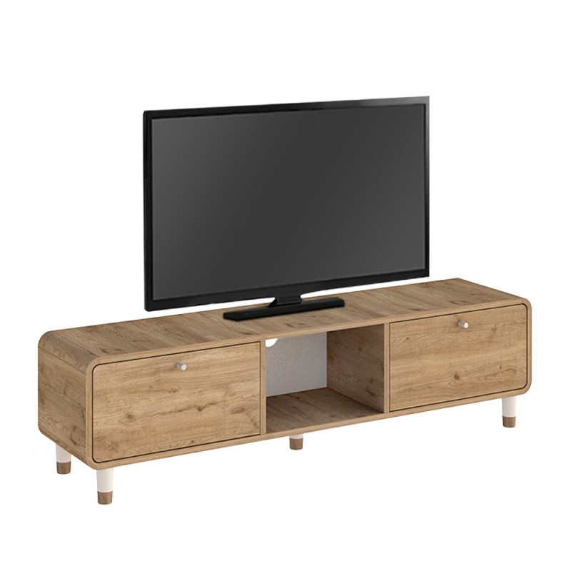 Doro Megapap melamine coffee table in sepet oak color 150x34x41cm.