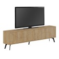 Dune Megapap melamine tv stand in oak color 180x29,6x50cm.