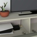 Έπιπλο τηλεόρασης επιτοίχιο Francy Megapap χρώμα ash green 135x31,7x25εκ.