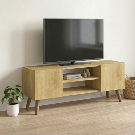 Etna Megapap melamine tv furniture in sapphire oak color 120x30x45cm.