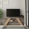 Farfalla Megapap melamine TV furniture in oak color 120x33,5x40cm.