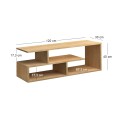Forever Megapap melamine tv stand in oak color 120x30x40cm.