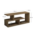 Forever Megapap melamine tv stand in walnut color 100x30x40cm.