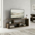 Forever Megapap melamine tv stand in walnut color 120x30x40cm.
