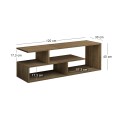 Forever Megapap melamine tv stand in walnut color 120x30x40cm.