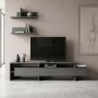 Έπιπλο τηλεόρασης Gara Megapap χρώμα ανθρακί 180x29,8x42εκ.