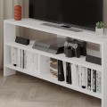 Έπιπλο τηλεόρασης γωνιακό Thales Megapap χρώμα λευκό 110x36x45εκ.