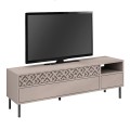Έπιπλο τηλεόρασης Heaton Megapap χρώμα ανοιχτή μόκα 144,6x35,6x48,4εκ.