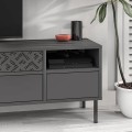 Έπιπλο τηλεόρασης Heaton Megapap χρώμα ανθρακί 144,6x35,6x48,4εκ.