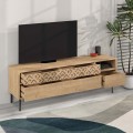 Έπιπλο τηλεόρασης Heaton Megapap χρώμα φυσικό οξιάς 144,6x35,6x48,4εκ.