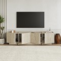Έπιπλο τηλεόρασης Lowen Megapap χρώμα travertine 180x35x46,2εκ.