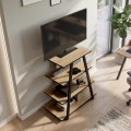 Lyno Megapap melamine TV stand in sapphire oak color 70.4x54x80cm.