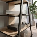 Lyno Megapap melamine TV stand in sapphire oak color 70.4x54x80cm.