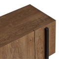 Nexus Megapap melamine TV stand in walnut color 180x30x45.5cm.