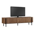 Nexus Megapap melamine TV stand in walnut color 180x30x45.5cm.