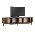 Nexus Megapap melamine TV stand in walnut color 180x30x45.5cm.