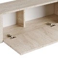 Έπιπλο τηλεόρασης Nexus Megapap χρώμα travertine - χρυσό 180x30x45,5εκ.