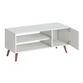 Έπιπλο τηλεόρασης Parma Megapap χρώμα λευκό 90x30x40εκ.