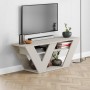 Έπιπλο τηλεόρασης Pipralla Megapap χρώμα sandstone 110x30x40εκ.