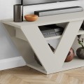 Έπιπλο τηλεόρασης Pipralla Megapap χρώμα sandstone 110x30x40εκ.