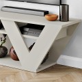 Έπιπλο τηλεόρασης Pipralla Megapap χρώμα sandstone 110x30x40εκ.