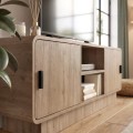 Έπιπλο τηλεόρασης Rovel Megapap χρώμα sepet oak 140,3x39x50εκ.