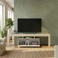 Έπιπλο τηλεόρασης Woodra Megapap χρώμα travertine 180x31,3x50,2εκ.