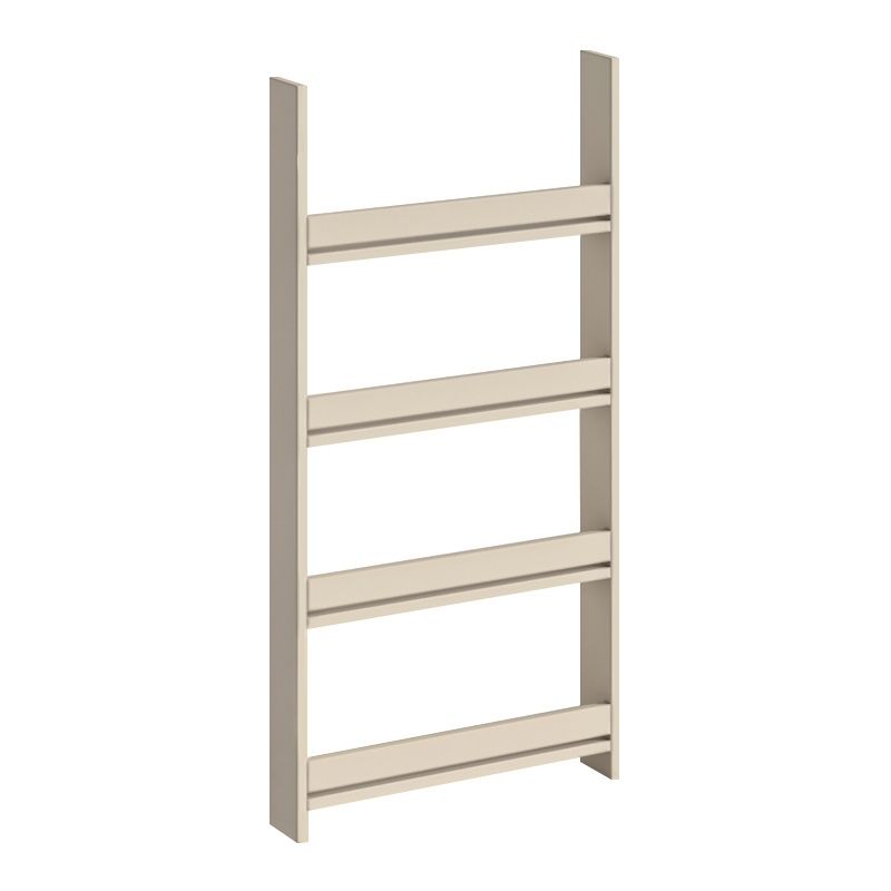 Montessori Megapap melamine wall bookshelf in cream color 60x10x120cm.