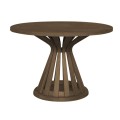 FABIO Round Dining Table D120cm Walnut