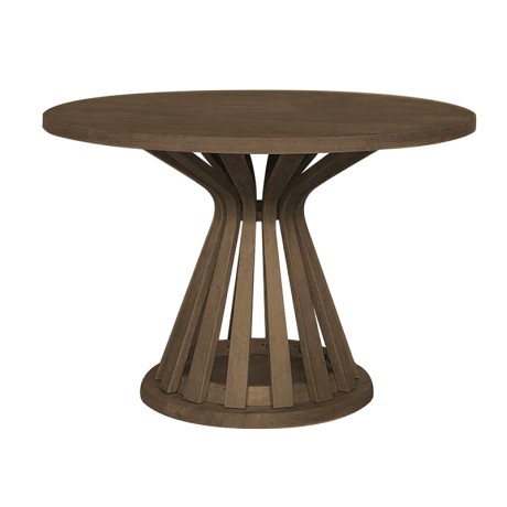 FABIO Round Dining Table D120cm Walnut