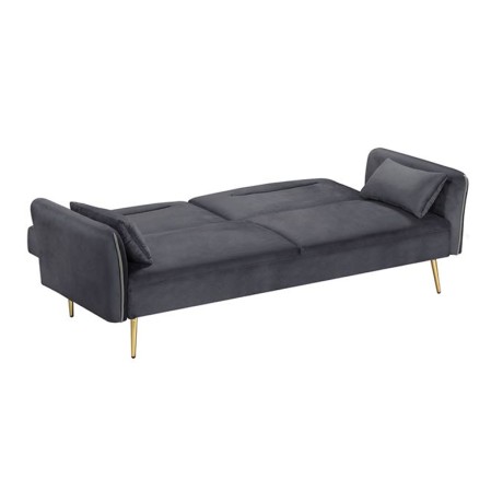 FLICK Sofa-Bed 3-Seater / Velure Grey Fabric
