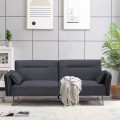 FLICK Sofa-Bed 3-Seater / Velure Grey Fabric