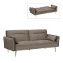 FLICK Sofa-Bed 3-Seater / Velure Brown Fabric