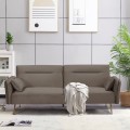 FLICK Sofa-Bed 3-Seater / Velure Brown Fabric