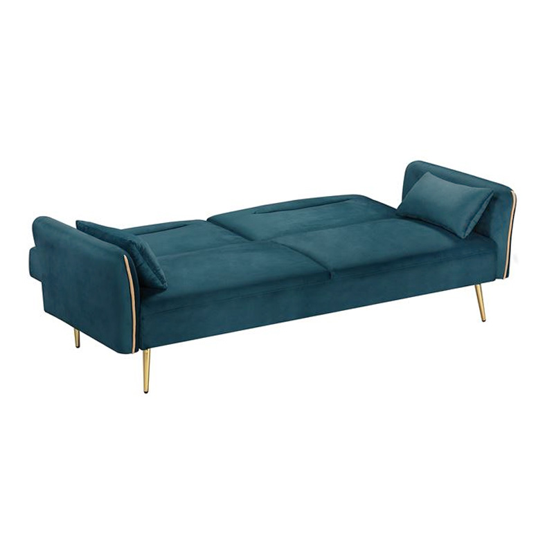FLICK Sofa-Bed 3-Seater / Velure Petrol Fabric