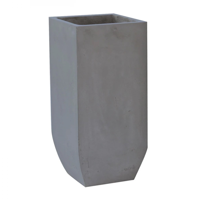 FLOWER POT-1 Cement Grey 35x35x80cm