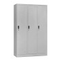 3-LOCKER Metal 115x45x185 Grey