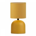 Nehora Megapap E14 metal - fabric pvc in yellow color Ø15x30cm.
