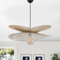 Dafodil Megapap E27 rope ceiling lamp in beige - white color Ø48x55cm.