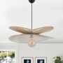 Dafodil Megapap E27 rope ceiling lamp in beige - white color Ø48x55cm.