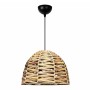 Kimi Megapap E27 wicker ceiling lamp in natural color Ø30x80cm.